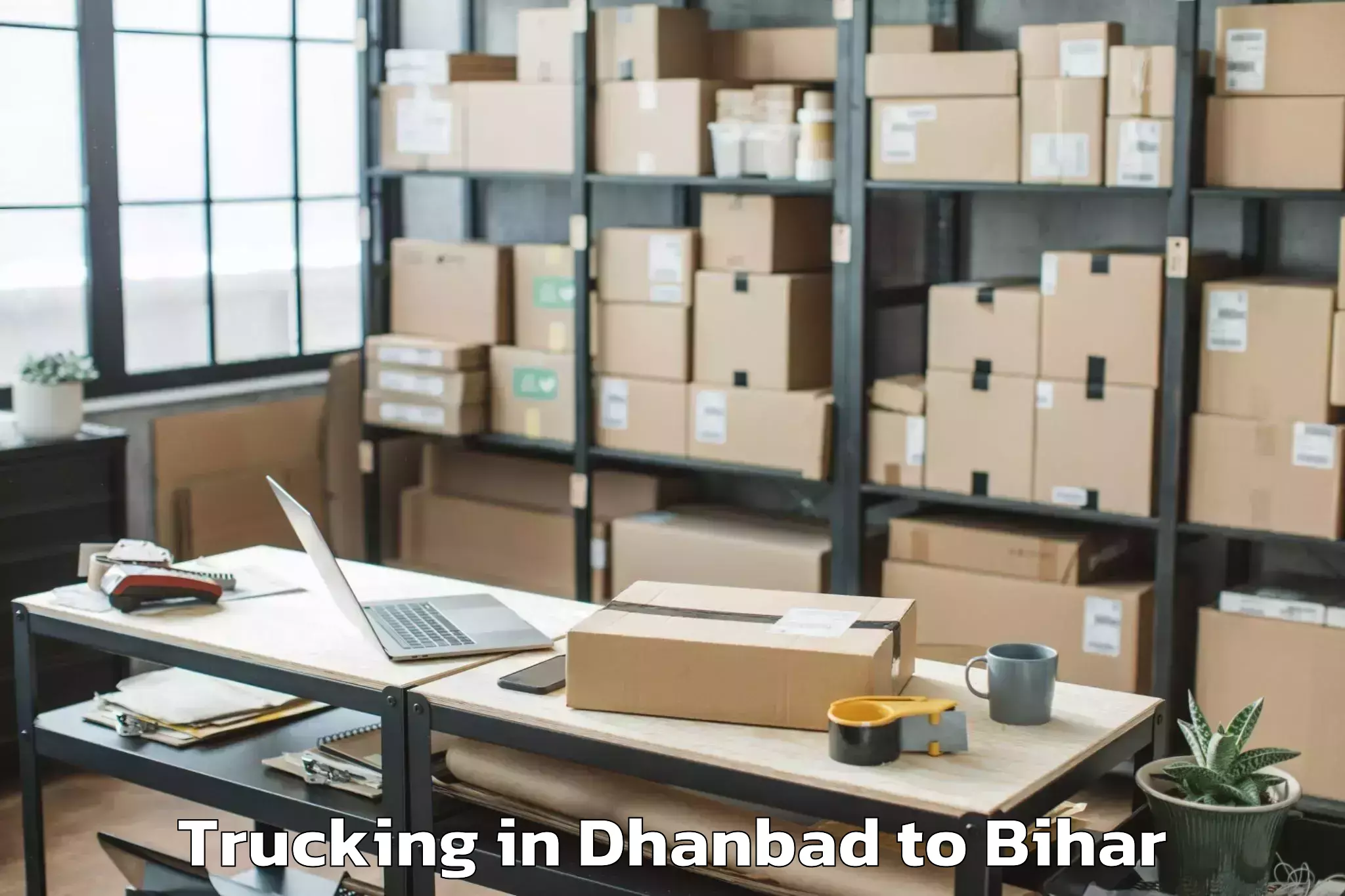 Trusted Dhanbad to Gora Bauram Trucking